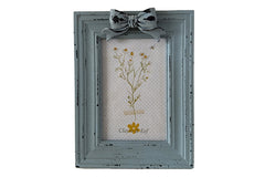 Fotolijst blauw met strik