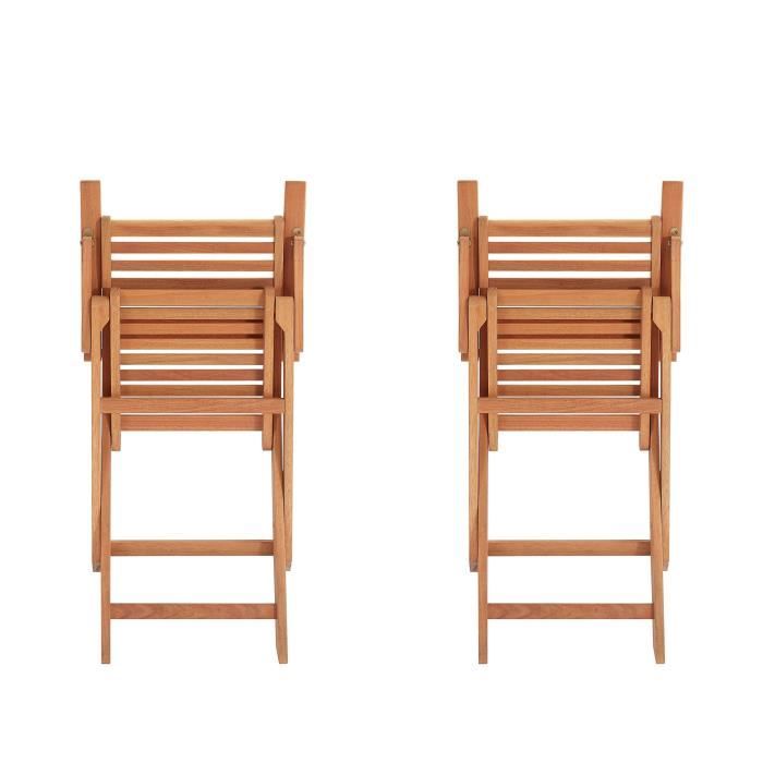 Opvouwbare tuinstoelenset