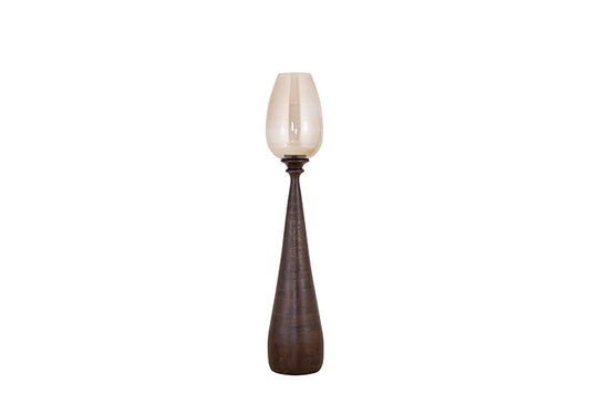 Houten windlicht Luster 130 cm