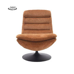 bruine draaifauteuil