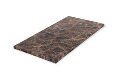 Marmer dienblad bruin 20x40cm