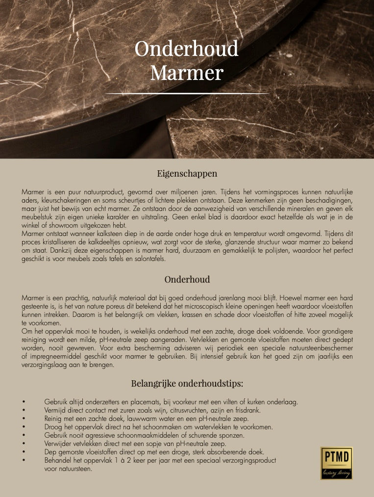 Onderhoud Marmer PTMD