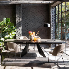 Keramische uitschuifbare eettafel Orion 160 cm