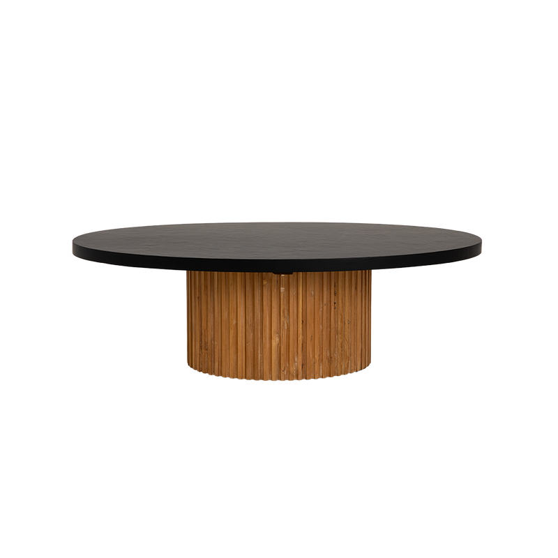 ovalen salontafel