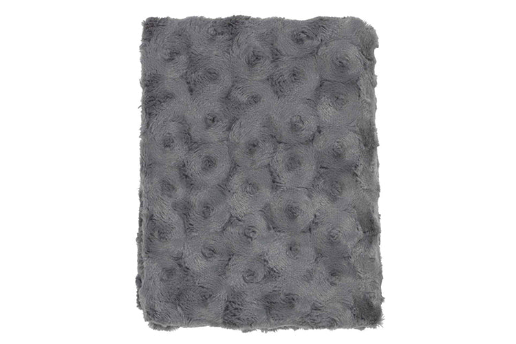 Plaid LUGGA donkergrijs 130x180 cm