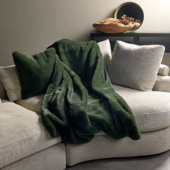 Plaid ZINZI Mountain view groen