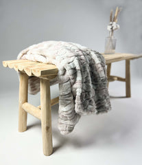 Plaid ROEL zand 130x170 cm