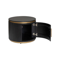 Rivello ronde salontafel met opbergruimte