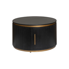 ronde salontafel met opbergruimte