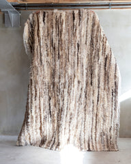 Grof geknoopt schapenvacht vloerkleed