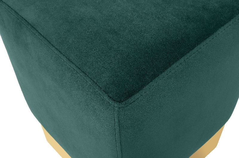 Poef Stella Groen Fluweel