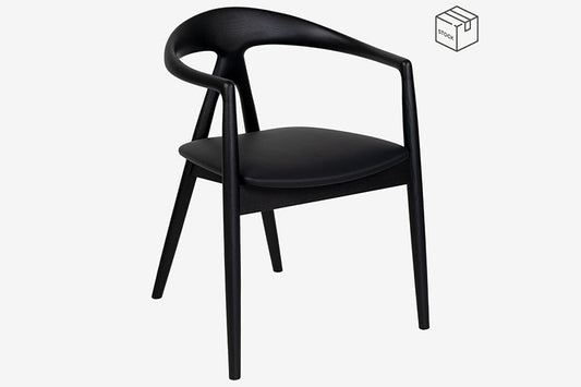 Stoel Kyoto Zwart Eiken