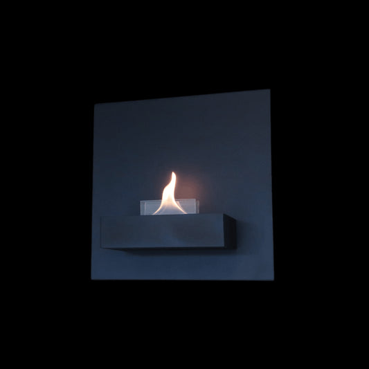 Sfeerhaard Square 90 zwart