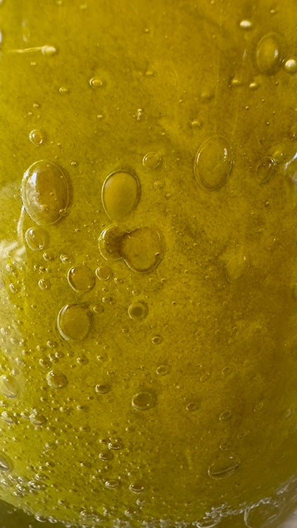 Glazen waxinelichthouder geel 8x8 cm