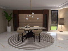 Sfeerfoto vloerkleed Timeless rond