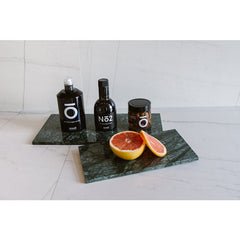 Marmer dienblad groen