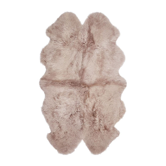 Schapenvacht vloerkleed dove 180x110 cm