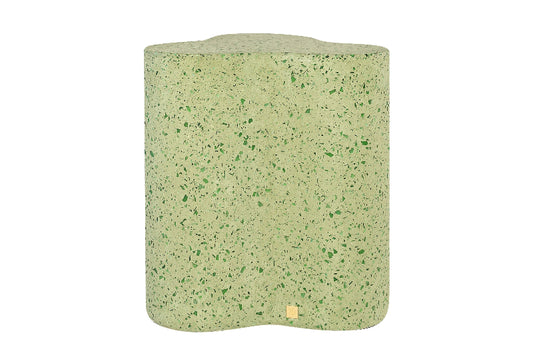 Terrazzo bijzettafel Freddy groen