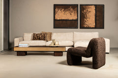 Salontafel Warren bruin/goud