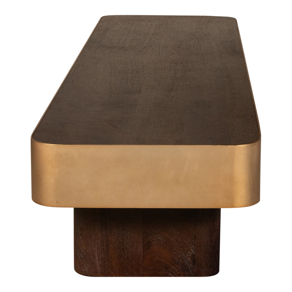 Salontafel Warren bruin/goud