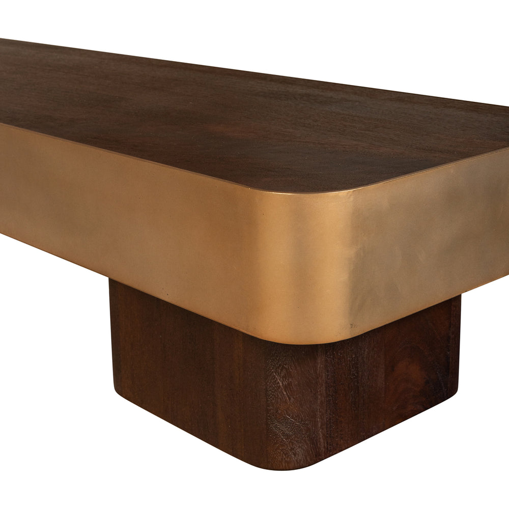 Salontafel Warren bruin/goud