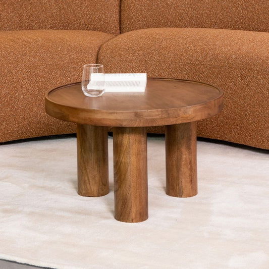 Salontafel Elly Mangohout Ø60 cm