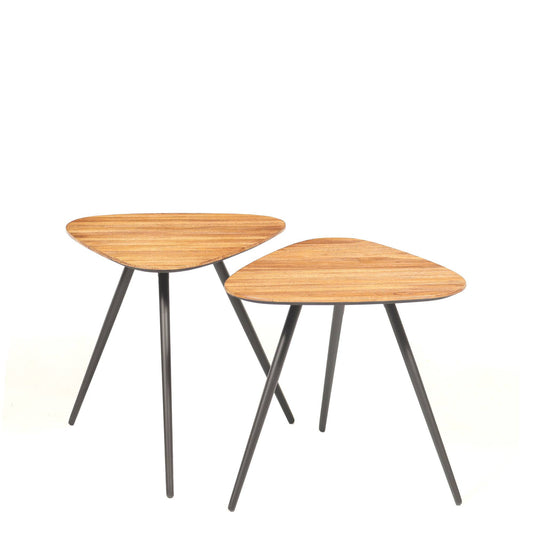 Salontafelset Rupert van gerecycled teakhout 