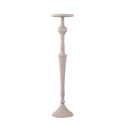 Beige aluminium Kaarsenhouder Helen