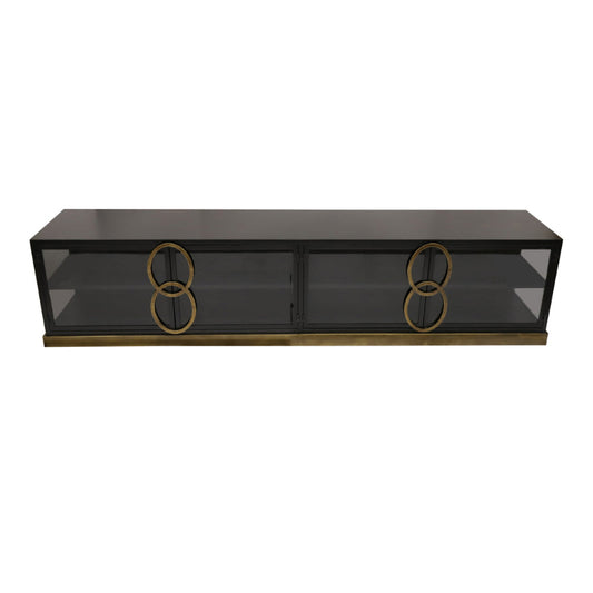 Zwart metalen dressoir
