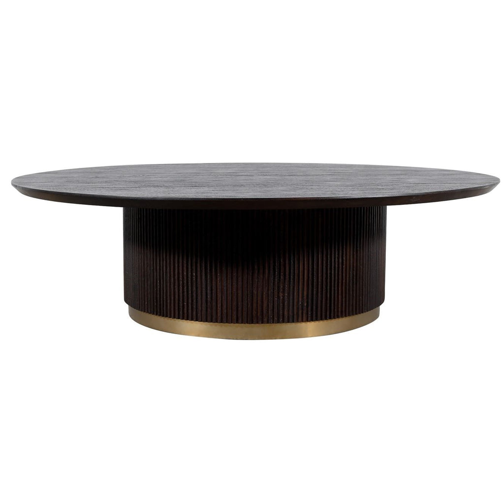 Zwarte salontafel Xelle ø150 cm