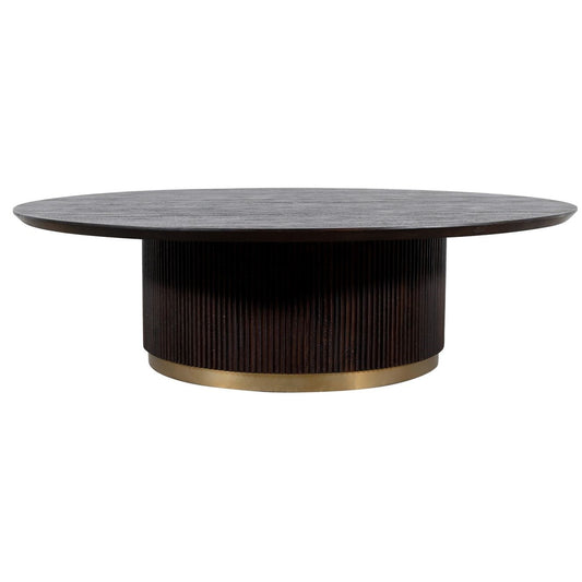 Zwarte salontafel Xelle ø150 cm