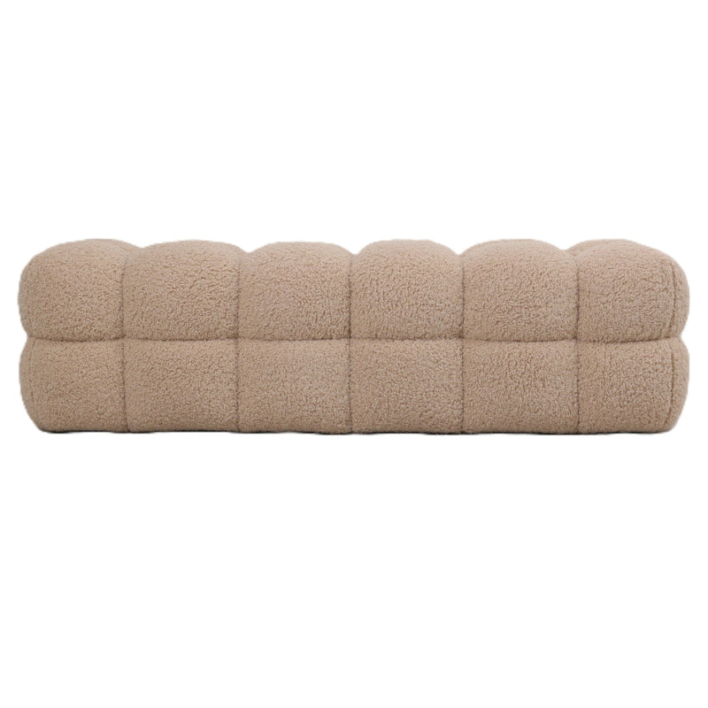 Beige teddy bankje