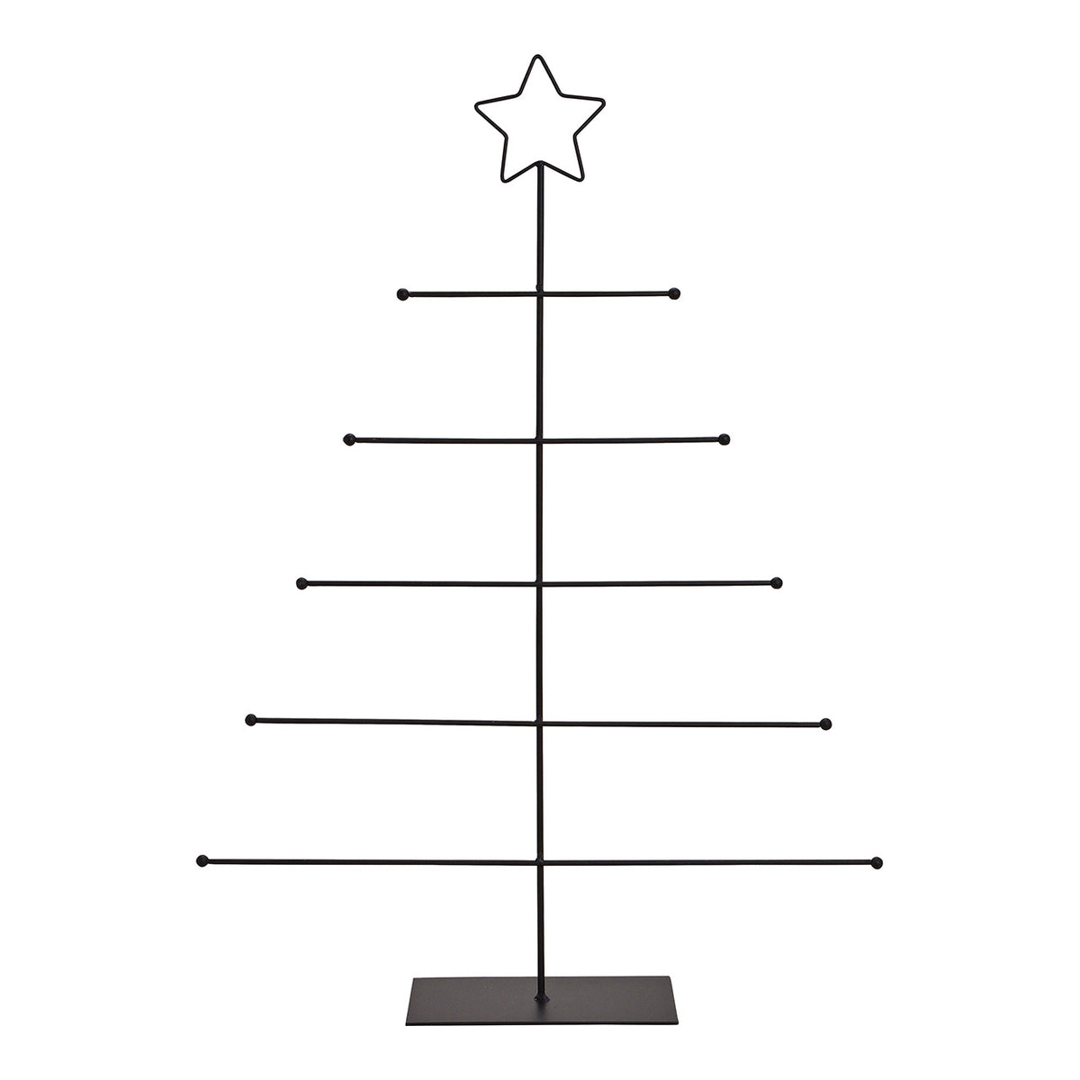 Zwart metalen Kerstboomstandaard