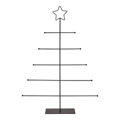 Zwart metalen Kerstboomstandaard