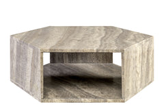 Hexx Salontafel Grijs Travertin