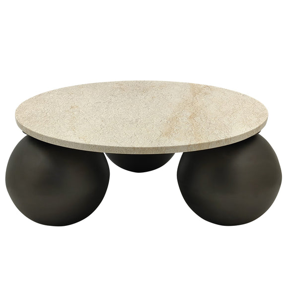 Skippy Salontafel Beige Marmer