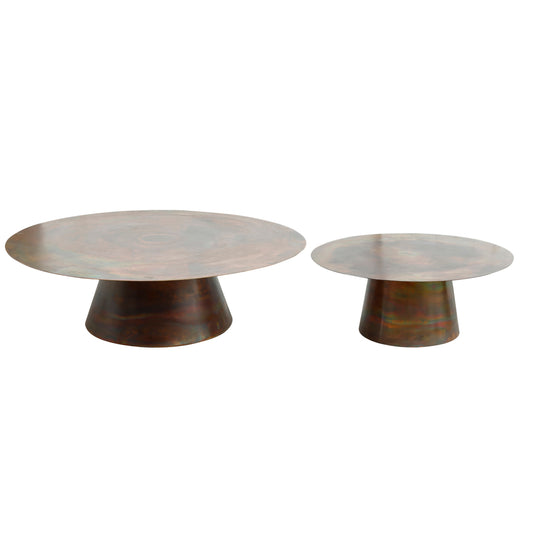 Rond metalen salontafelset Comprador