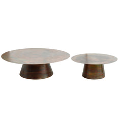 Rond metalen salontafelset Comprador