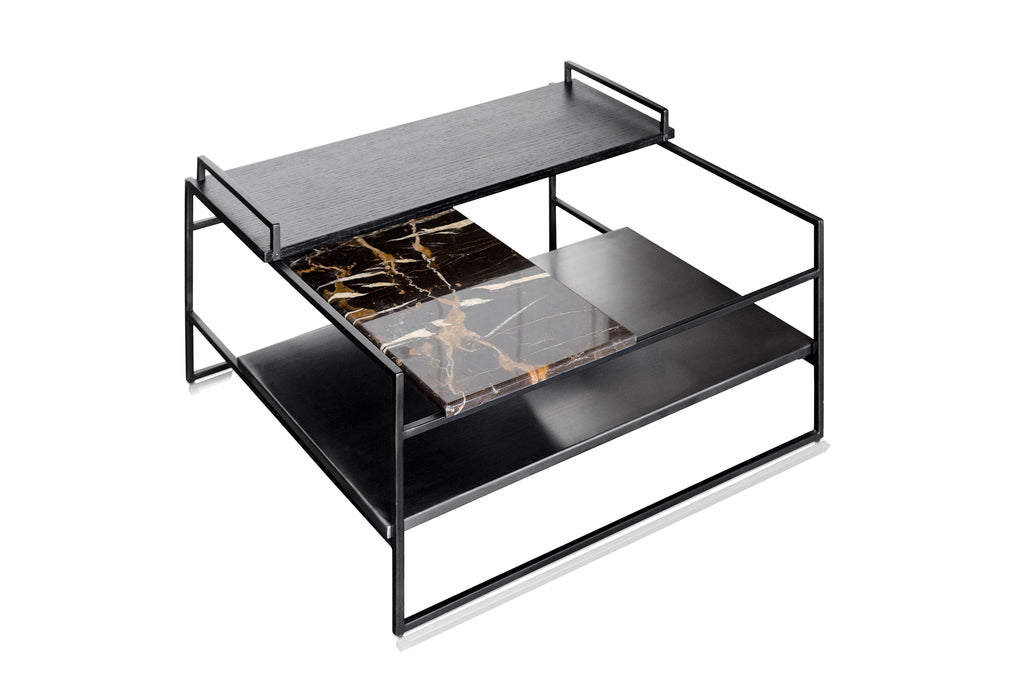 Salontafel Architect Zwart 60x60x36,5 cm