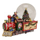 Trein sneeuwbol 12x22x18 cm