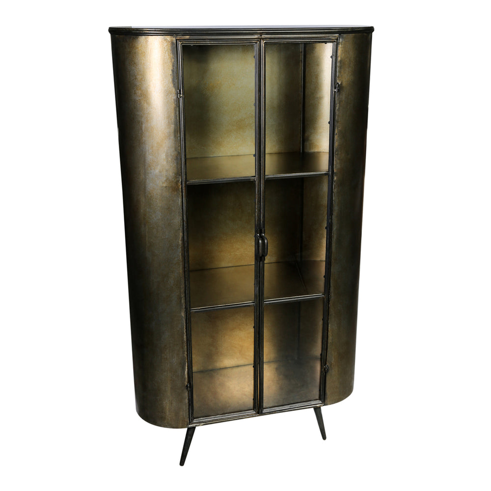 Metalen kast Spacer met glazen deur