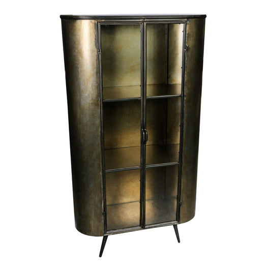 Metalen kast Spacer met glazen deur