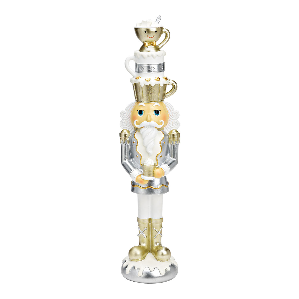 Notenkraker wit/zilver