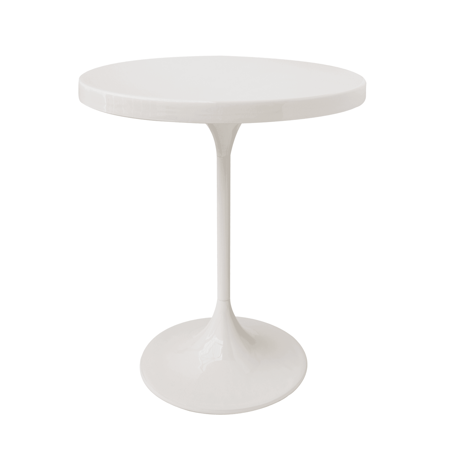 Witte hoogglans bijzettafel