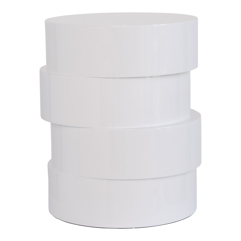 Moderne bijzettafel Pila Wit