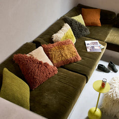 Kussen Nord bruinrood/goudbruin