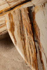 Salontafel Deeba Versteend Hout 95x85x36 cm 