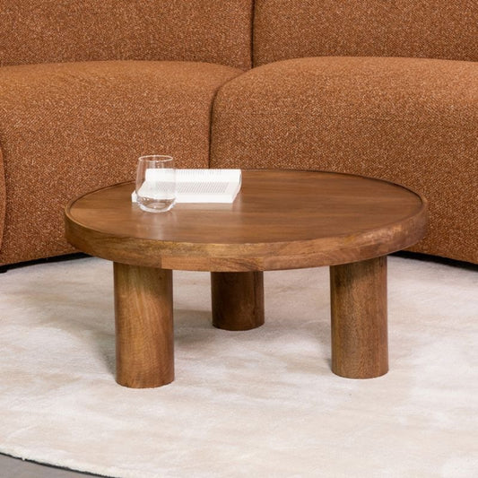 Salontafel Elly Mangohout Ø70 cm