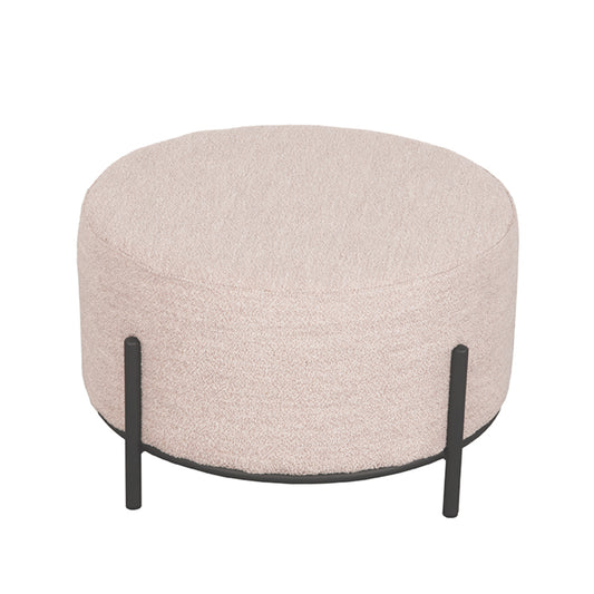 Poef Troy Ø 58cm Bouclé/Cream