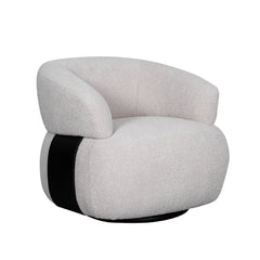 Draaistoel Valenza Naturel Bouclé